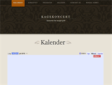 Tablet Screenshot of kagekoncert.ida-riegels.dk